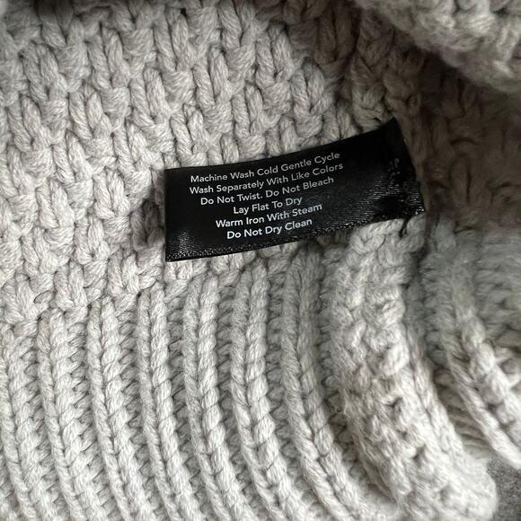 Boston Proper Long Sweater Womens Medium Gray Long Sleeve Knitted Pullover - Picture 4 of 8